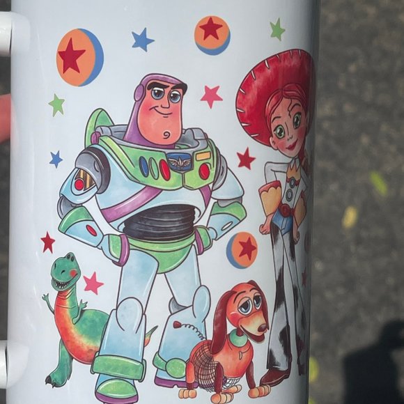 Custom 40 oz Tumbler Walt Disney Toy Story Woody Buzz Brand new double w… - Picture 7 of 9